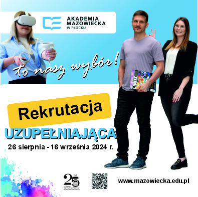 Grafika przedstawiająca informację o rekrutacji uzupełniającej