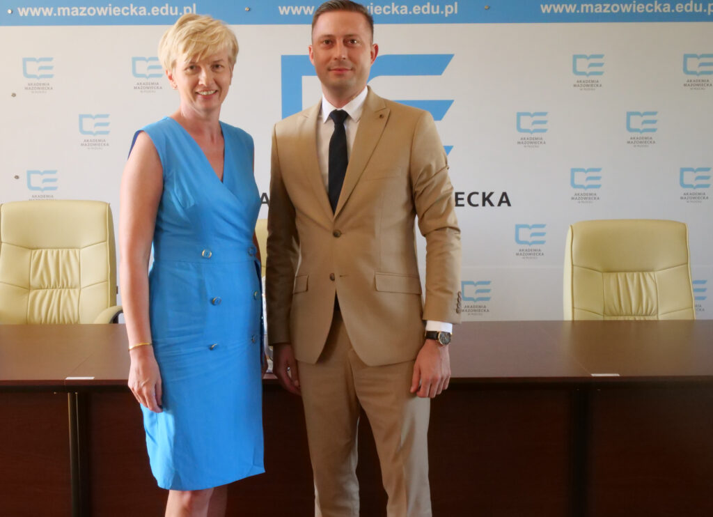 Wizyta Dyrektora Oddziału ZUS w Płocku w Akademii Mazowieckiej w Płocku