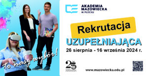 Grafika przedstawiająca informację o rekrutacji uzupełniającej