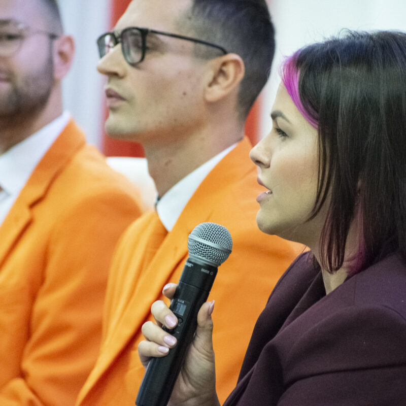 Prelekcje dla uczniów szkół średnich z Płocka podczas obchodów Światowego Tygodnia Przedsiębiorczości w Akademii Mazowieckiej w Płocku
